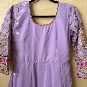 Brand new pastel purple unworn Indian party wear outfit in size S/M.